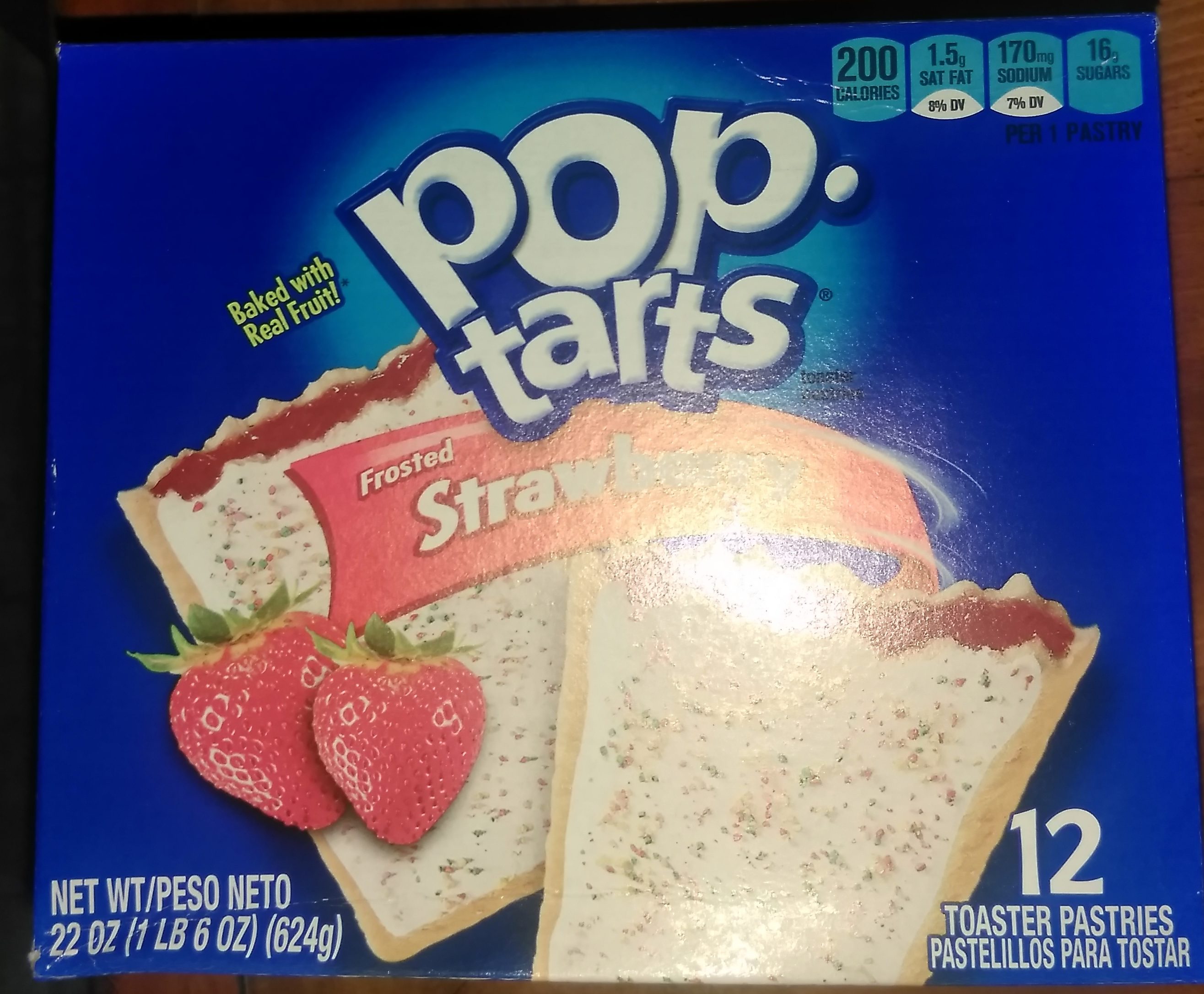 Toaster pastries, frosted strawberry - Producte - en