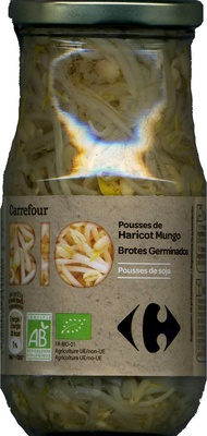 Brotes de judía mungo en conserva ecológicas "Carrefour Bio" - Producte