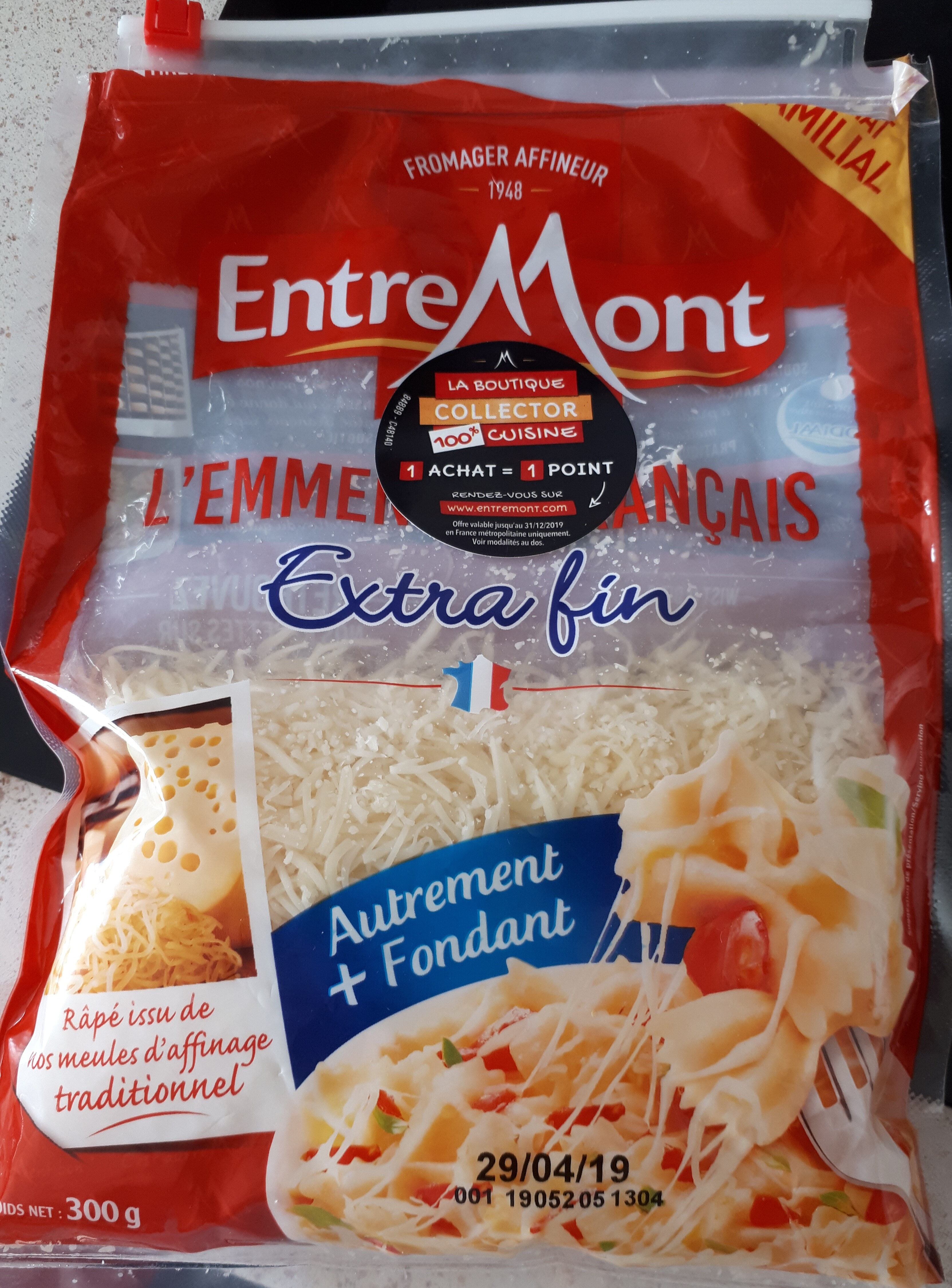 l'emmental français extra fin - Producte - fr