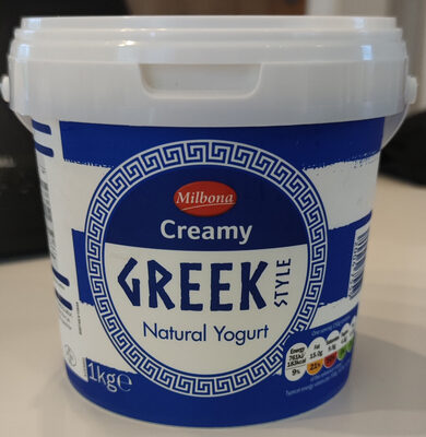 creamy Greek natural yoghurt - Producte - en