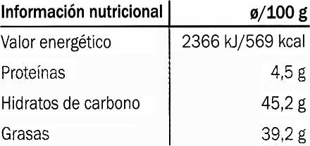 Edel-Zartbitter-Schokolade Venezuela 56% Kakao - Informació nutricional - de