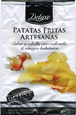 Patatas fritas artesanas sabor a cebolla caramelizada & vinagre balsámico - Producte - es