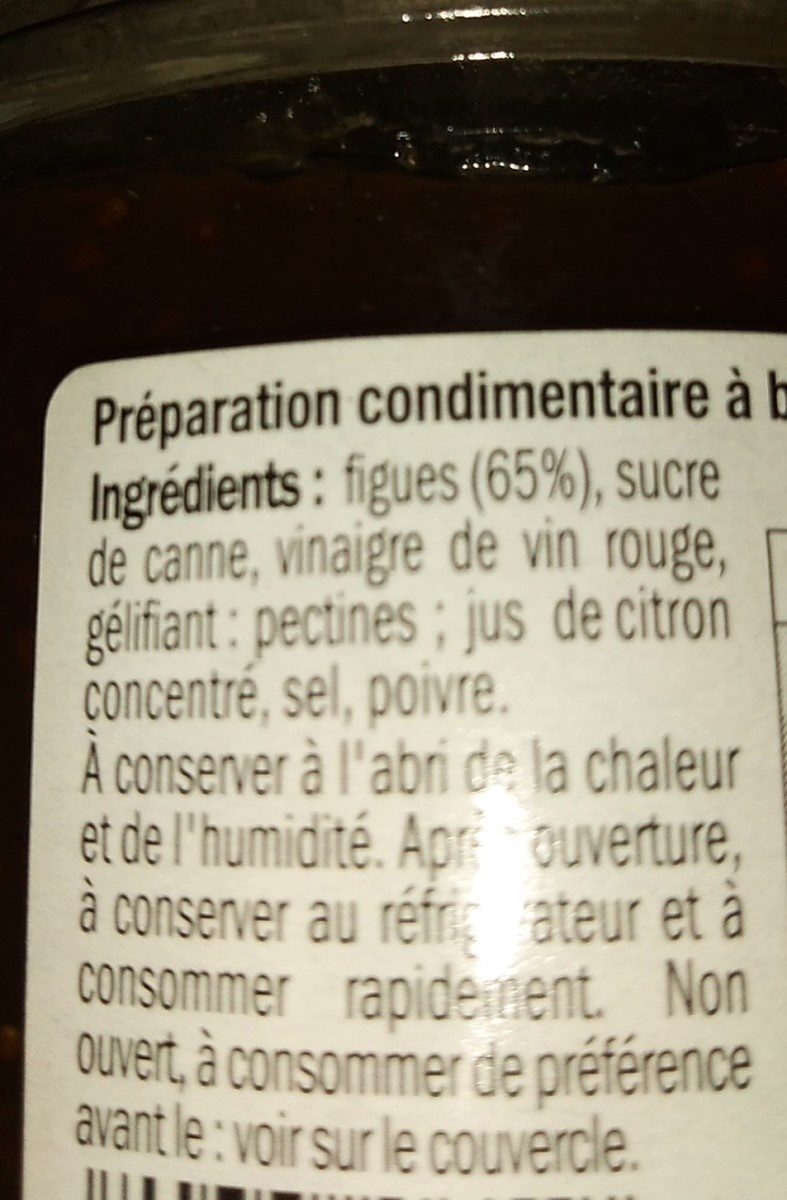 Confit figues - Ingredients - fr