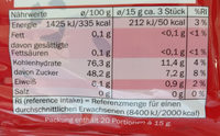 Sugarland Freche Trauben Weingummi 300g, Traubenw... - Informació nutricional - de