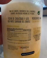Piña natural - Informació nutricional - es
