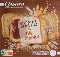 Biscottes à la farine complète - Producte - fr