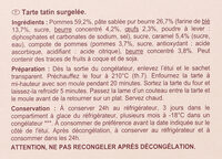 Tarte Tatin - Ingredients - fr