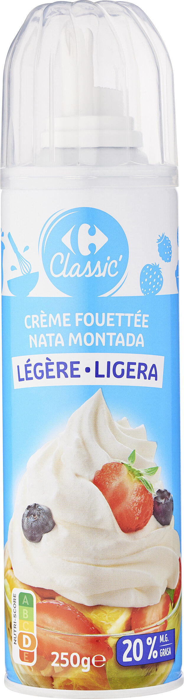 Crème fouettée légère - Producte - fr