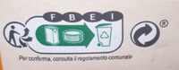 Jus d'orange à base de concentré - Instruccions de reciclatge i/o informació d’embalatge - fr