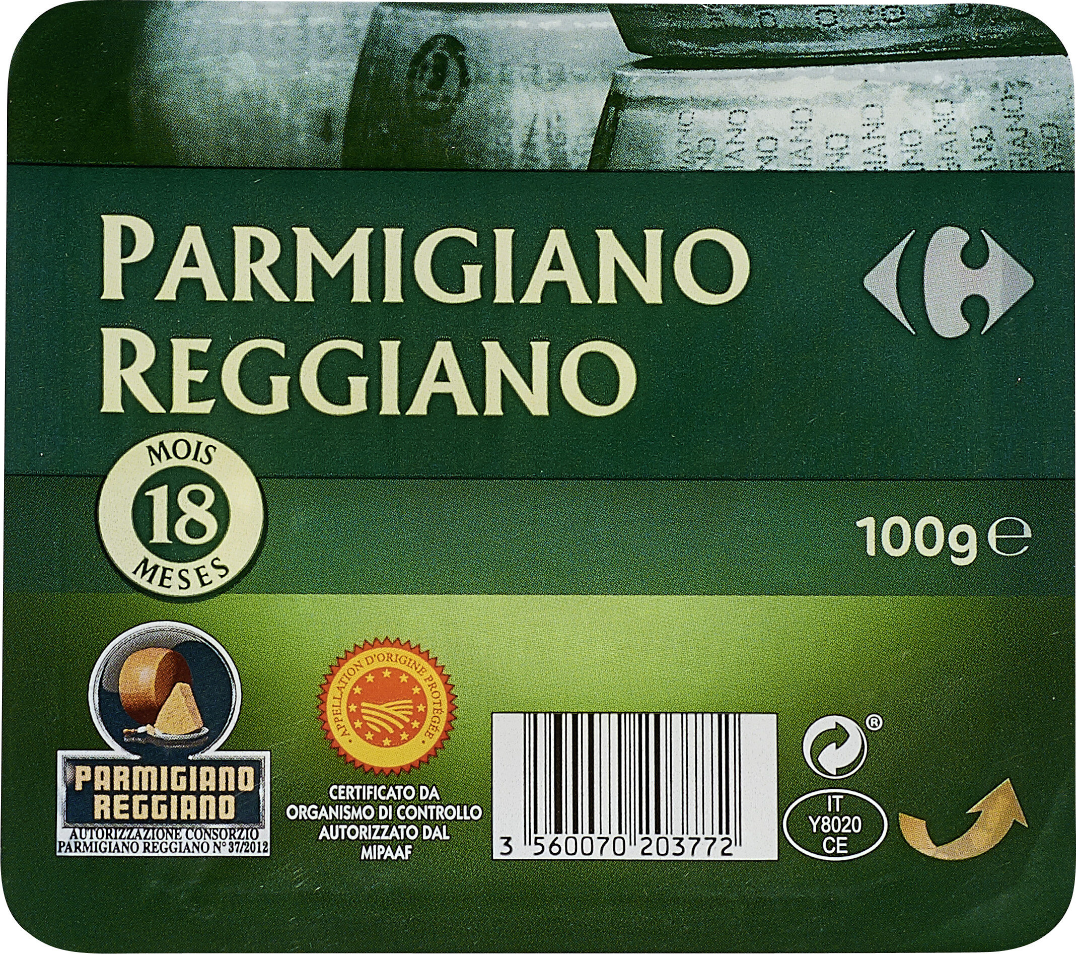 Parmigiano reggiano 18 mois minimum - Producte - fr
