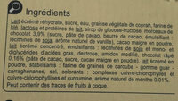 Menthe Chocolat - Ingredients - fr
