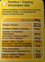 Crunchy chocolat noir - Informació nutricional - fr