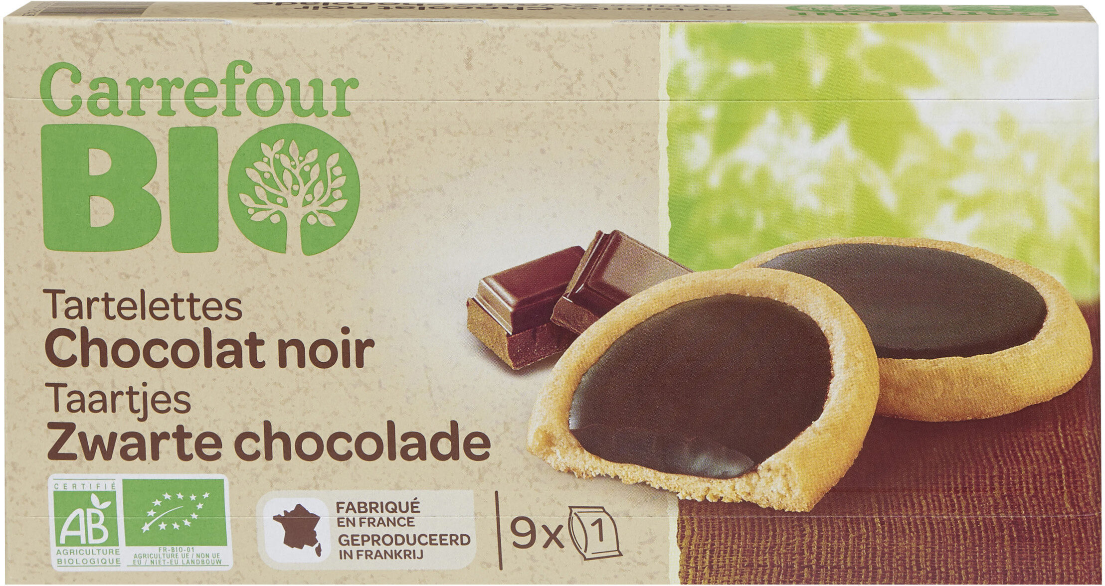 Tartelettes au Chocolat noir - Producte - fr