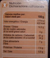 Crocks chocolat noir - Informació nutricional - fr