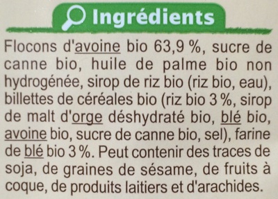 Croustillant nature - Ingredients - fr