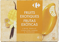 Exotic fruits fruits exotiques, coeur vanille - Producte - fr