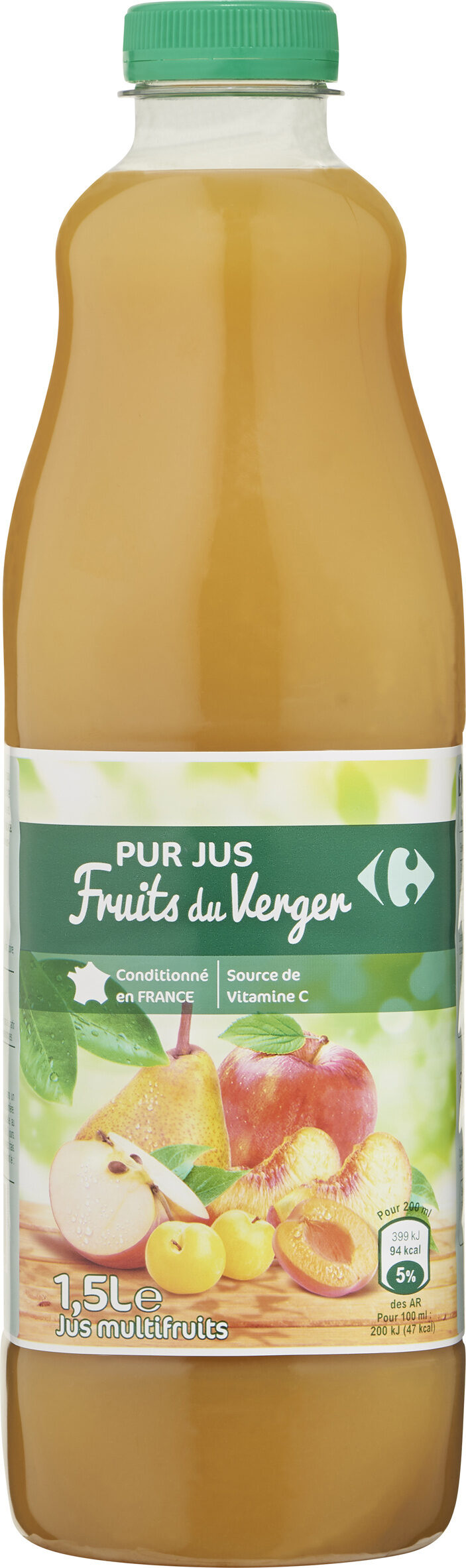 100% pur jus jus de fruits du verger - Producte - fr