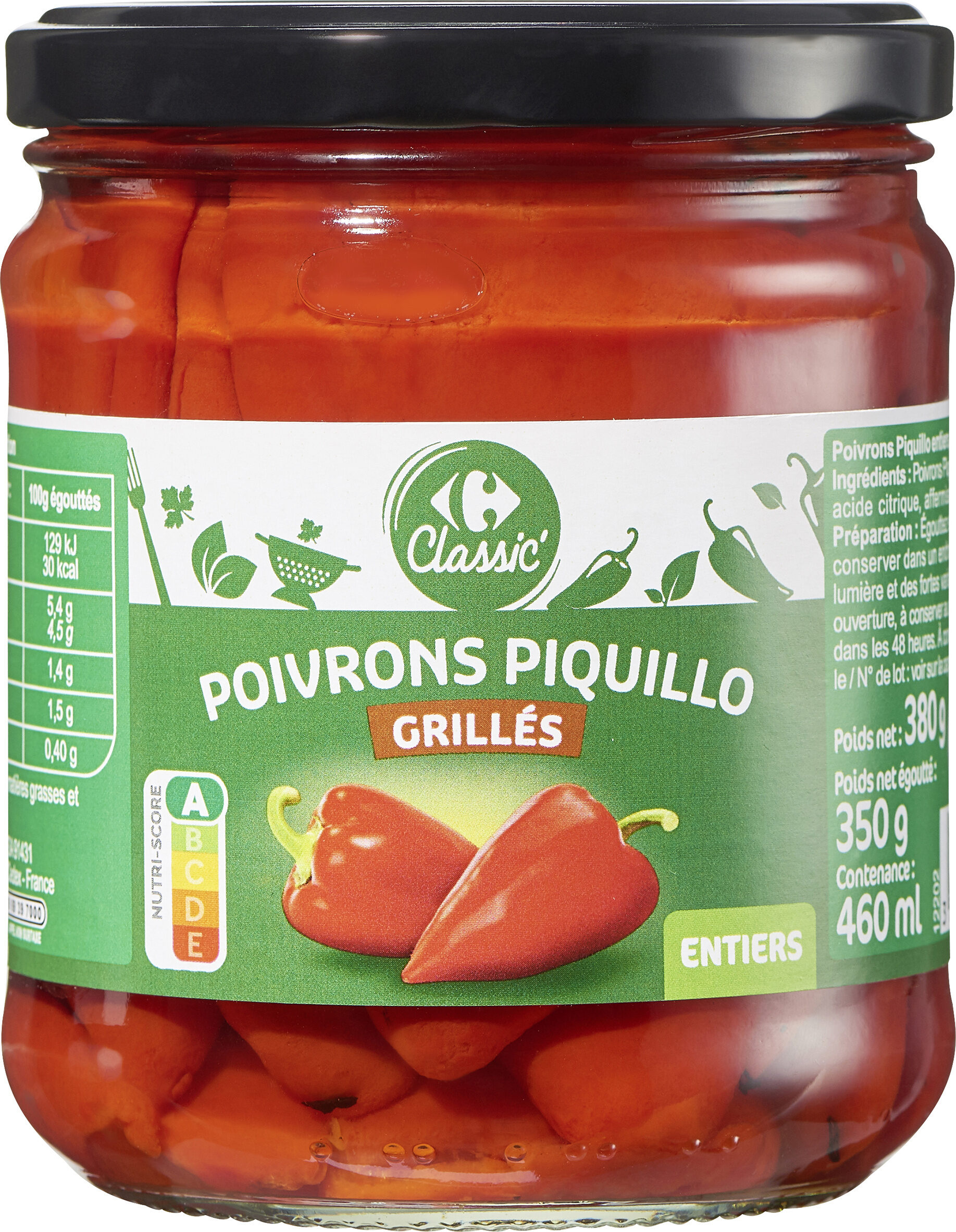 Poivrons Piquillo Grillés - Producte - fr