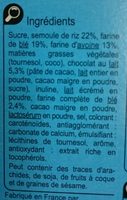 Crocks chocolat au lait - Ingredients - fr