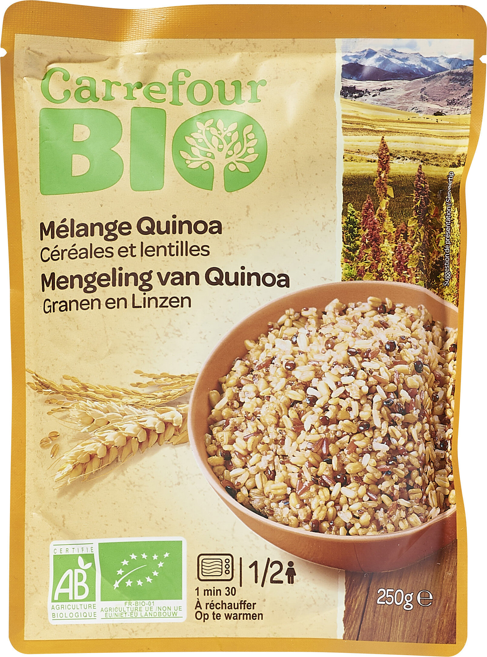 Mélange Quinoa Céréales Lentilles - Producte - fr