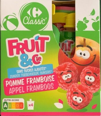 Compotes pommes framboises - Producte - fr