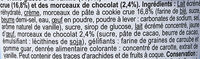 Cookie dough - Ingredients - fr