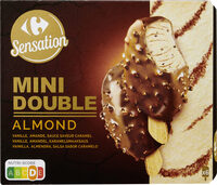 Mini Double Almond Vanille, amande, sauce saveur caramel - Producte - fr
