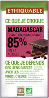 Chocolat noir 85% Madagascar - Producte - fr