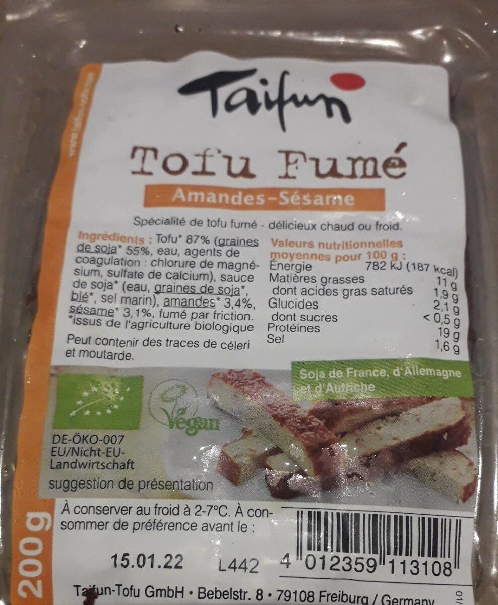 Tofu fumé - Producte - fr