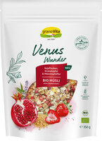 Venus wunder muesli ecológico con granada y fresas - Producte - es