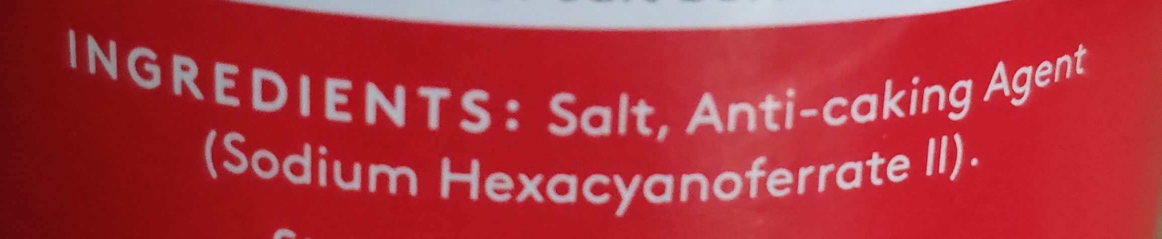 Salt - Ingredients - en