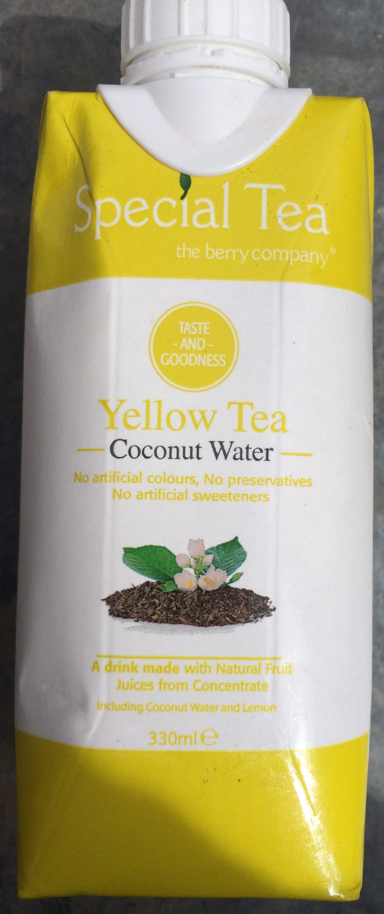 Yellow tea coconut water - Producte - fr