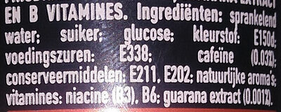 CocaCola Energy - Ingredients - nl