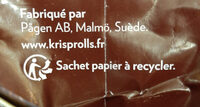 Krisprolls complets - Instruccions de reciclatge i/o informació d’embalatge - fr