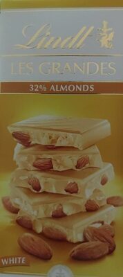 Les Grandes White 32% almonds - Producte - es