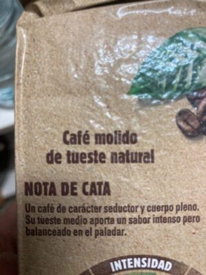 Bonka café molido de tueste natural - Informació nutricional - es