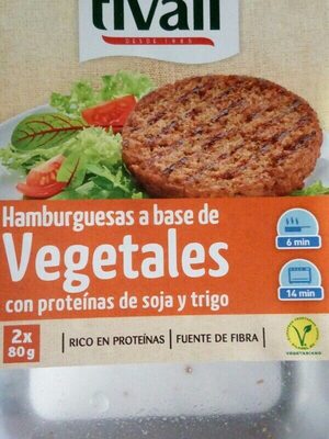 hamburguesas a base de vegetales - Ingredients - es