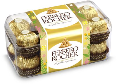 Ferrero rocher, whole hazelnut in milk chocolate and nut croquante - Producte - en