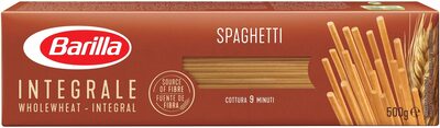 Barilla pates integrale spaghetti au ble complet 500g - Ingredients - fr