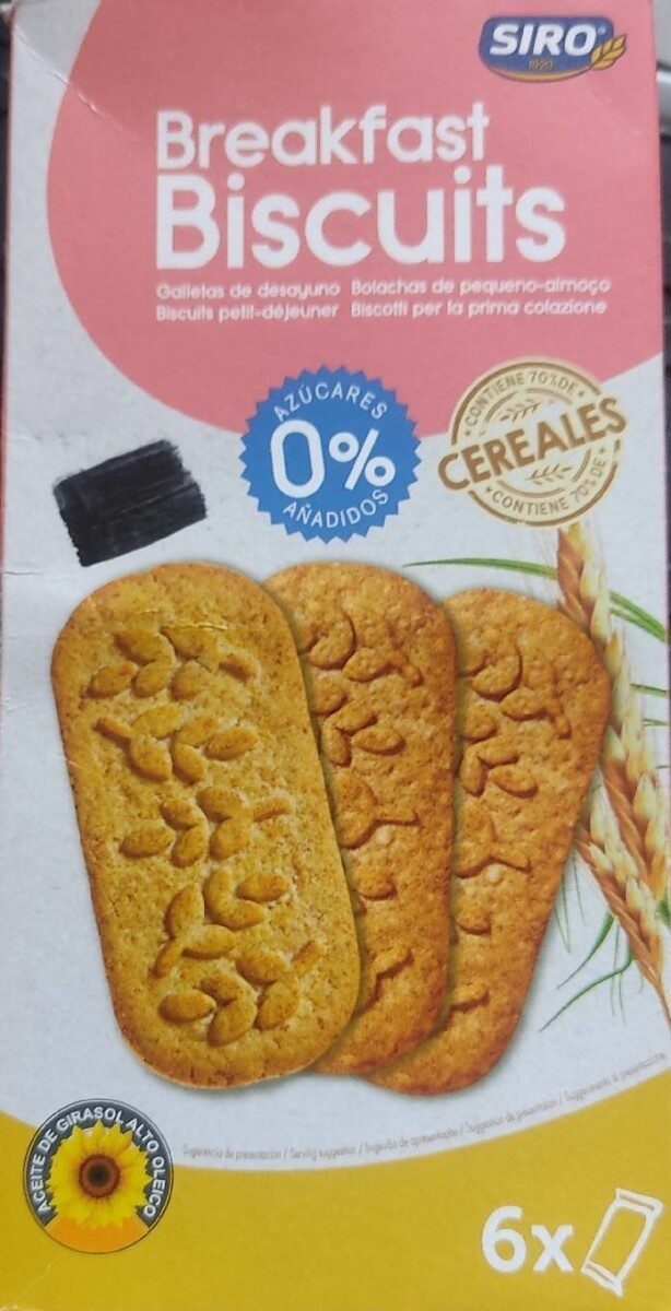 Breakfast biscuits - Producte - es
