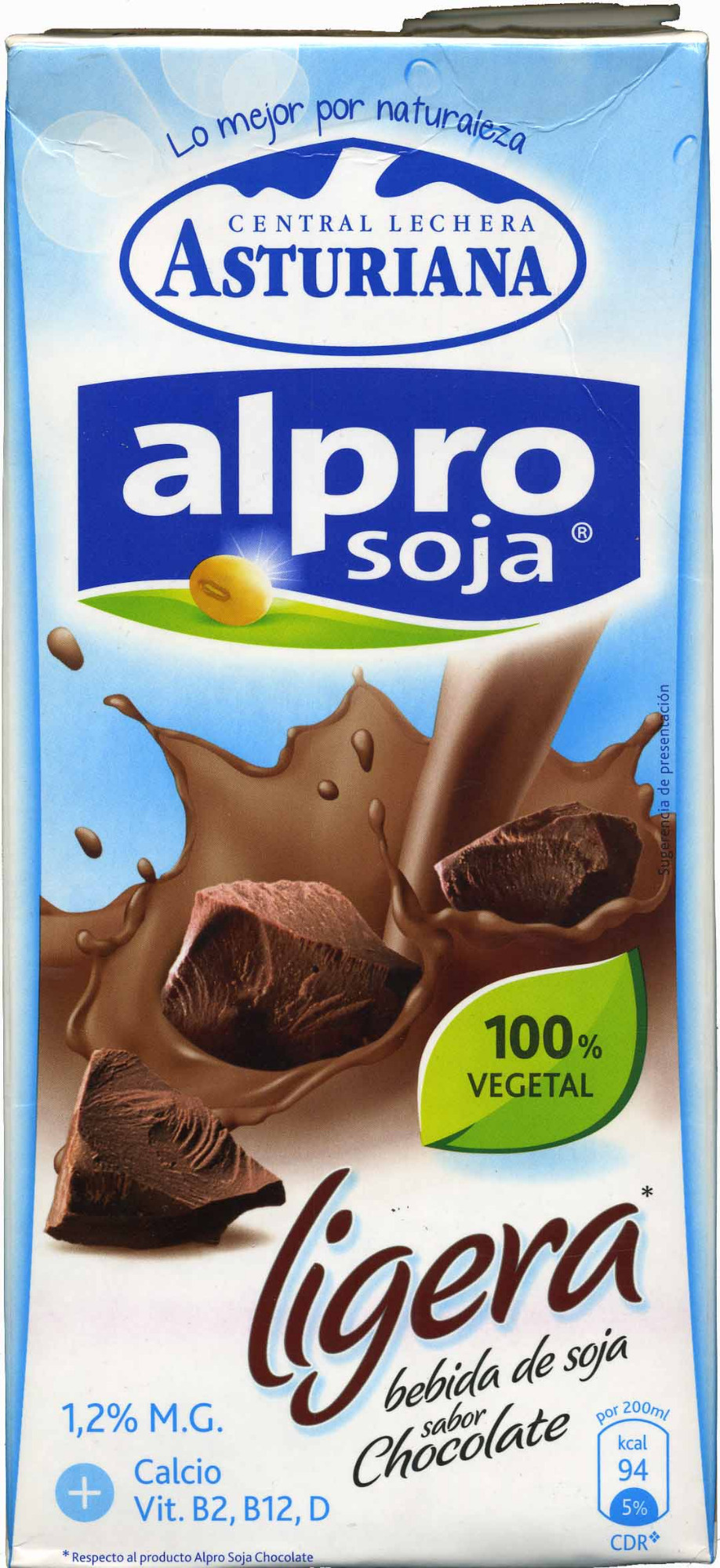 Soja ligera sabor chocolate - Producte - es