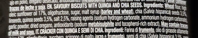 Crackers Quinoa y Chia - Ingredients - en