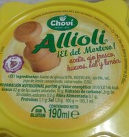 Allioli - Informació nutricional - es