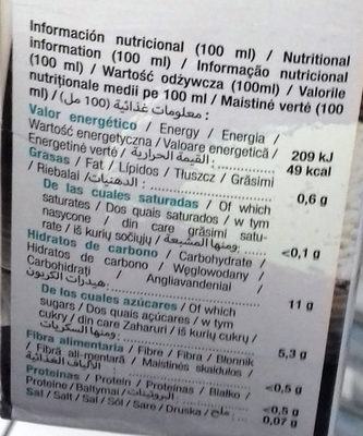 Arroz con quinoa - Informació nutricional - es