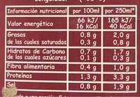 Caldo natural cocido madrileño - Informació nutricional - es