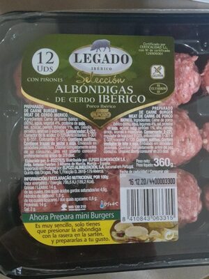 Albóndigas de cerdo ibérico - Producte - es