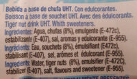 Chufi Zero - Ingredients - es