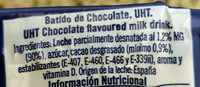 Batido de chocolate 90% leche - Ingredients - es