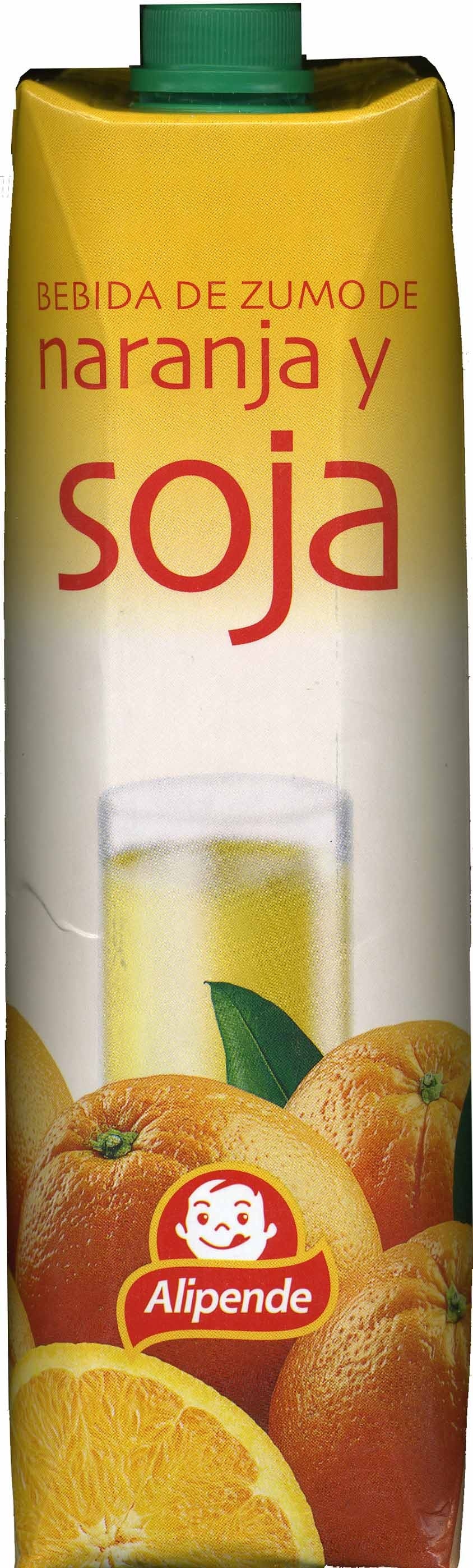 Bebida de zumo y soja "Alipende" Naranja - Producte - es