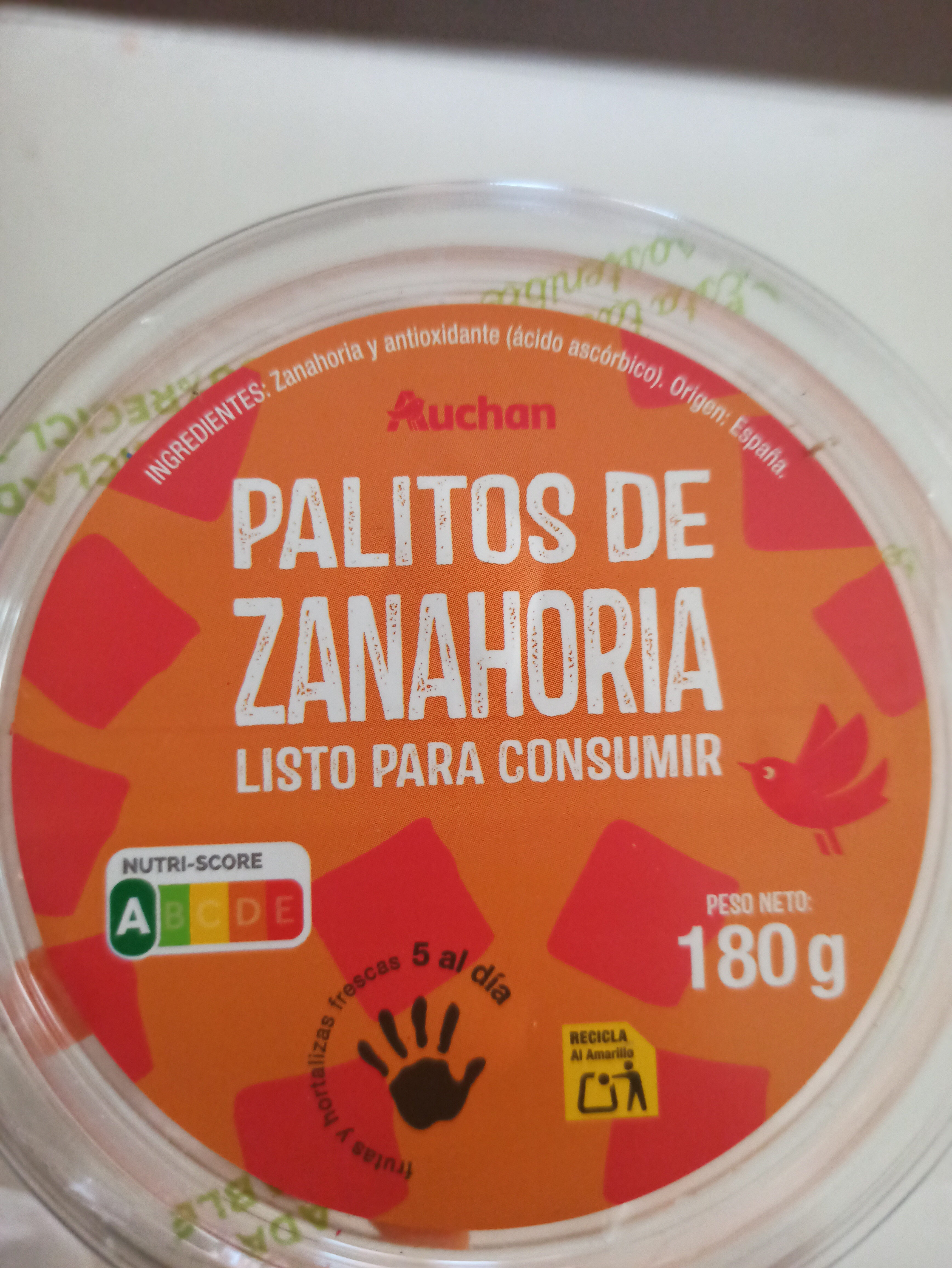 Palitos de zanahoria listos para consumir - Producte - es